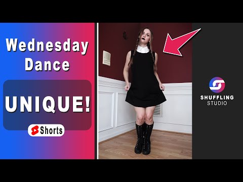 When you see it 😱 The Best Wednesday Dance 😱 Wednesday Addams Shuffle Dance - viral TikTok Song 2023