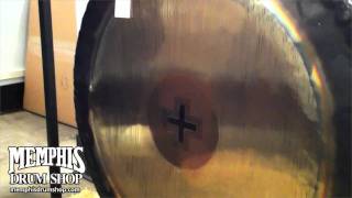 32'' Paiste Nibiru Gong Planet Gong E2 Unboxing at Memphis Gong Chamber