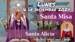 ✅ MISA DE HOY lunes 16 de Diciembre 2024 - Padre Arturo Cornejo