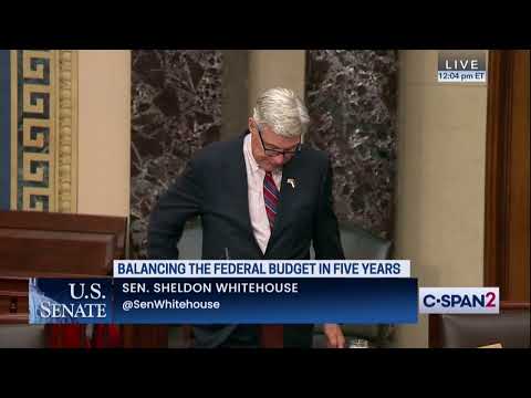 Sen. Whitehouse Bashes "Fantasy Land" GOP Budget Proposal on Senate Floor