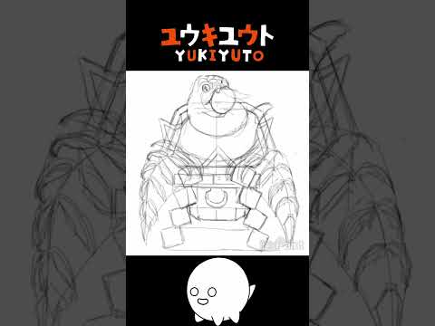 年賀絵 下描き #shorts #イラスト