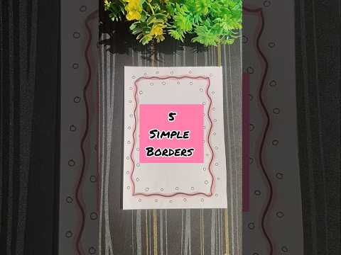 Border ideas Ep -52 #stickersdiiiva #frontpagedesign #borderdesigns #shorts