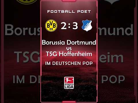 [Highlights im Deutschen Pop] Borussia Dortmund vs TSG Hoffenheim #fußball