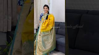 Pure Venkatagiri Pattu Sarees😍 Checkout Full Video Link Above Title👆 #shorts #venkatagirisarees