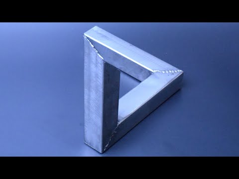 IMPOSSIBLE WELDING! How to Weld Metal Triangle Illusion