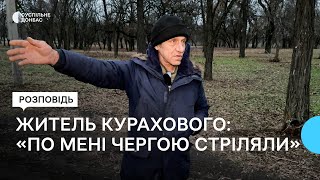 «По мені чергою стріляли». Чоловік з Курахового розказав про росіян у місті та евакуацію