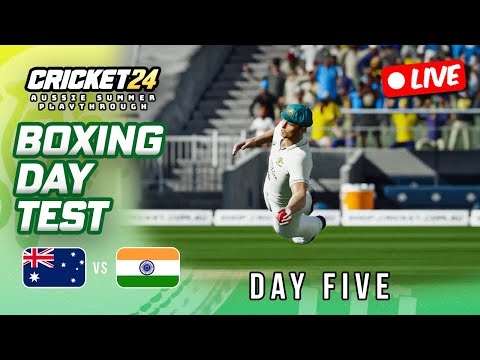 🔴 AUS v IND - 4th Test | DAY FIVE LIVE