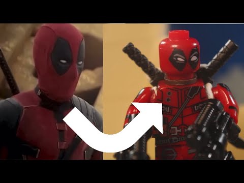 Deadpool and Wolverine Fight Scene in LEGO (Recreation)