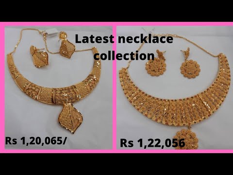 latest gold necklace designs with price 2021!! dezyfashion!!