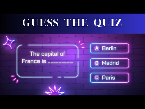 🤔💡 Guess the Quiz Challenge! 🧠🔍