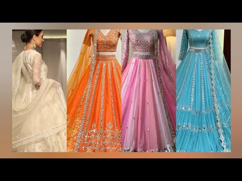 aesthetic colorful lehenga designs|| ideal lehenga for wedding|| Indian style lehenge