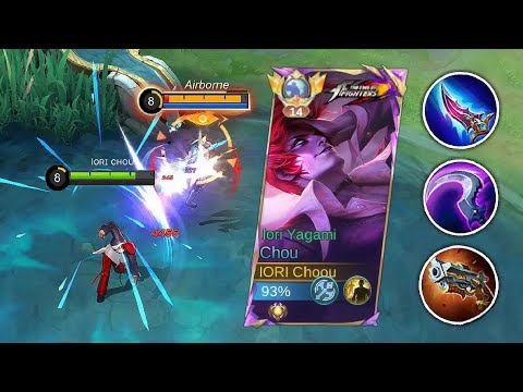 IORI CHOU + ONE SHOT BUILD? = MOBILE LEGEND BANG BANG💥💥