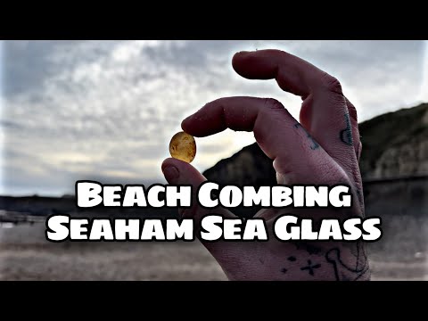 Hunting for famous Seaham Sea Glass treasure Beach Combing UK