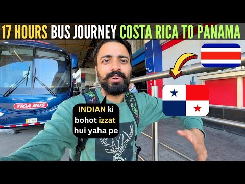 Entry into PANAMA 🇵🇦 | 17 Hours BUS Journey