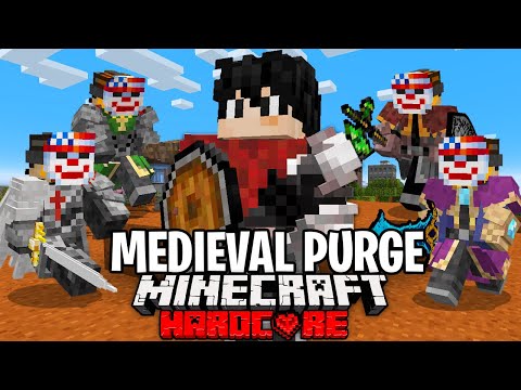 100 Players Simulate a MEDIEVAL PURGE Civilization in Minecraft