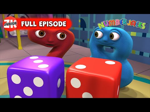 Fraction Action - Numberjacks S2 E17 Full Episode | ZeeKay Junior