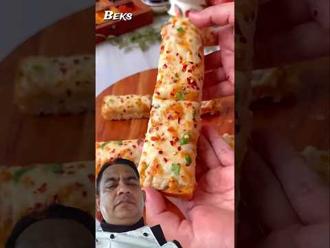 Cheese garlic bread ASMR #pizza #recipe #foodie #cheese #viralvideo #viralvideo