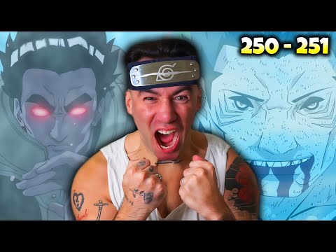 GUY VS KISAME! Naruto Shippuden Reaction: Ep 250 - 251