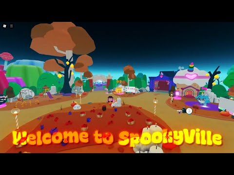 Halloween has arrived to Rainboville on Roblox