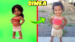 Moana 1-2 🔥 Characters In Real Life