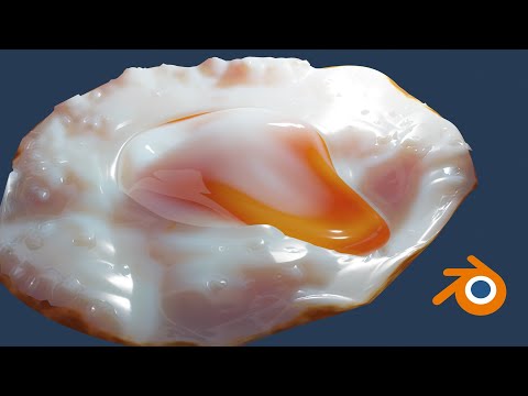 Runny egg 蛋黃流出！ 【Blender鳥咪老師】