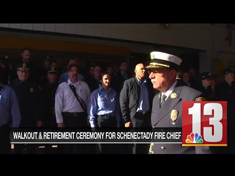 Retiring Schenectady fire chief is honored for career of service