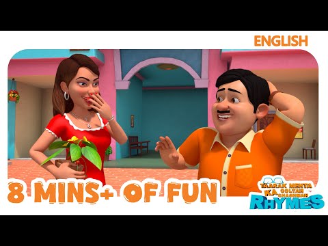 8-Minute Non-Stop Kids Popular English Rhymes | TMKOC English Rhymes | #tmkoc #english