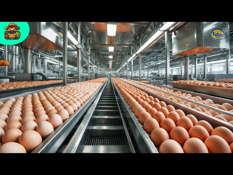 How Millions of Eggs Are Produced Everyday In Mega Factory With Modern Food Processing Technology