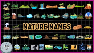 53 Nature (Places) Names for Kids - Learn Nature Places for Children