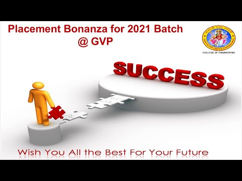 Placement Bonanza #2021 GVP and Future for New Courses(AI-ML, Data Science and Robotics)