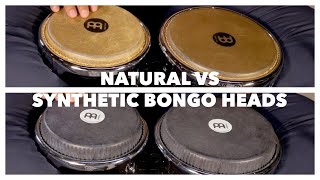 MENL Percussion Bongos Morph Video - Natural vs Synthetic