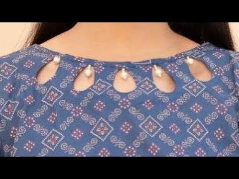 very easy and  unique  kurti neck design cutting .and  stitching .  how to neck design cutting