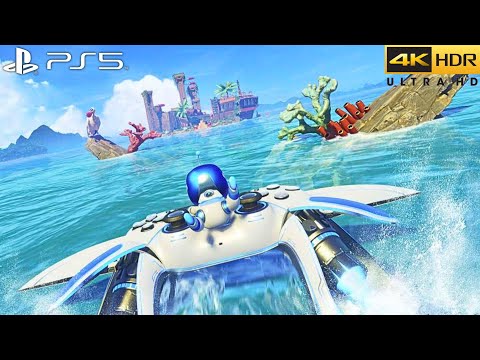 Astro Bot (PS5) 4K 60FPS HDR Gameplay - (Full Game)