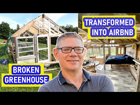 How to Build a Glamping Airbnb Barn in the Catskill Mountains |  Photo Time Lapse