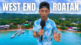 I explored West End, the most touristic part of Roatan, Honduras 🇭🇳🏝️