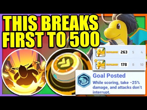 I BROKE FIRST TO 500 with this DRAGONITE BUILD | Pokemon Unite