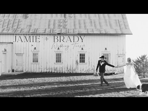 White Barn Wedding Teaser // Jamie + Brady