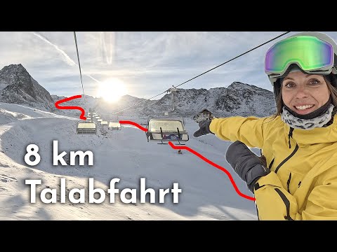 Längste Ski-Abfahrt in Obergurgl: Von 3.000 Meter Höhe bis ins Tal