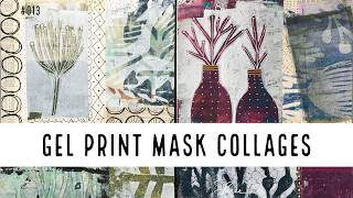 Turn Gel Prints into Collage Art With a Design Template