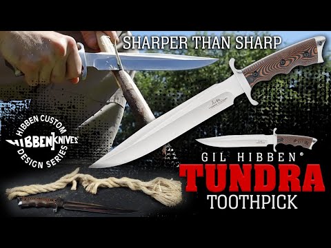 BUDK: Master Knife Maker Gil Hibben's Tundra Toothpick!