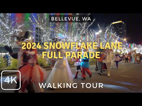 The 2024 Bellevue Snowflake Lane in Bellevue, WA | Full Parade