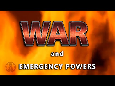 WAR AND EMERGENCY POWERS