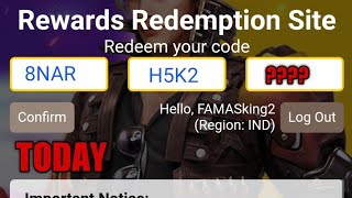 Free Fire redeem code 2021 India Today|Free Fire Redeem Code Generator|FF Reward FB||ff code.