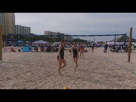 AVP Juniors 2022 East Coast Champs - 18U - Day 1 Pool - Genest/Schrock vs Aliyeva/Shakirova - Set 2