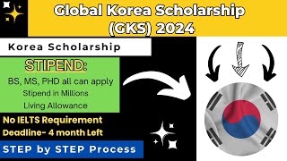 Global Korea Scholarship 2024 - How to apply in GKS Scholarship Korea-Fully funded Korea scholarship