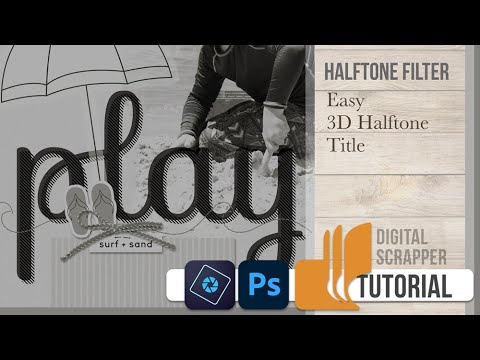 Easy 3D Halftone Title