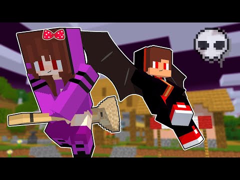 Maizen : JJ and JJsister become wizards and witches - Minecraft Parody Animation Mikey and JJ