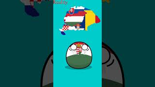 Dream vs Reality Hungary #countryballs #hungary #polandball #serbia #romania #slovakia