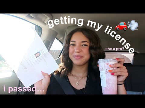 GETTING MY LICENSE | grwm & vlog