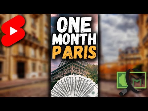 How Much it Costs to Live in PARIS for 1 MONTH